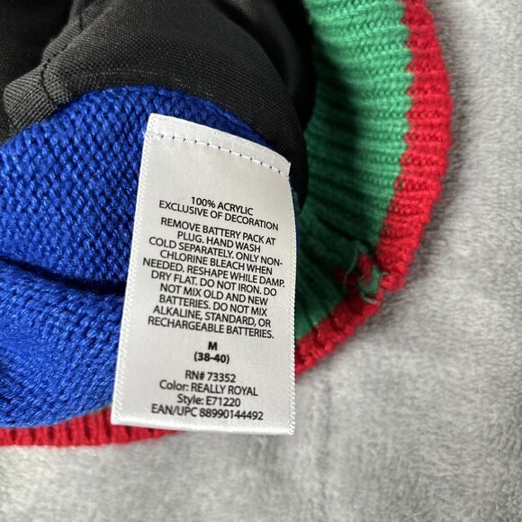 Ugly Christmas Sweater Tree Built-in‎ Light Bulbs Battery Back Missing size M - Picture 5 of 8